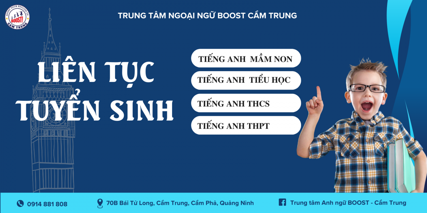 Hệ thống Trung tâm tiếng Anh Boost